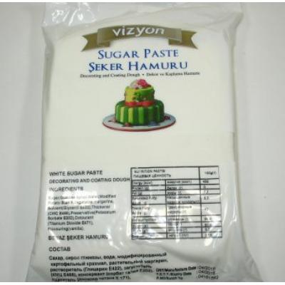 Белая сахарная мастика Vizyon (Визьен) 1 кг