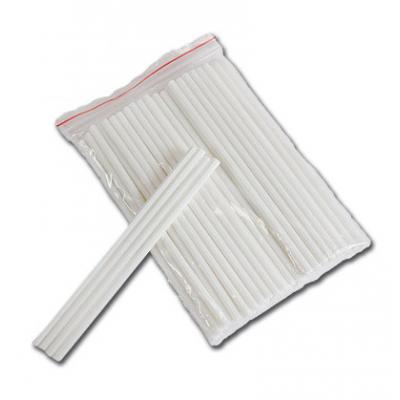Палочки для сахарной ваты пластиковые 37 см 100 шт (Белые)