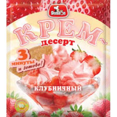 Крем десерт Клубничный 100 г
